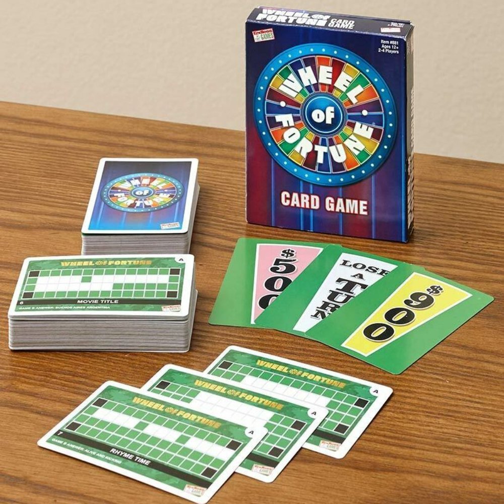 Wheel of Fortune Card Games ~LOTS`OF`FUN~